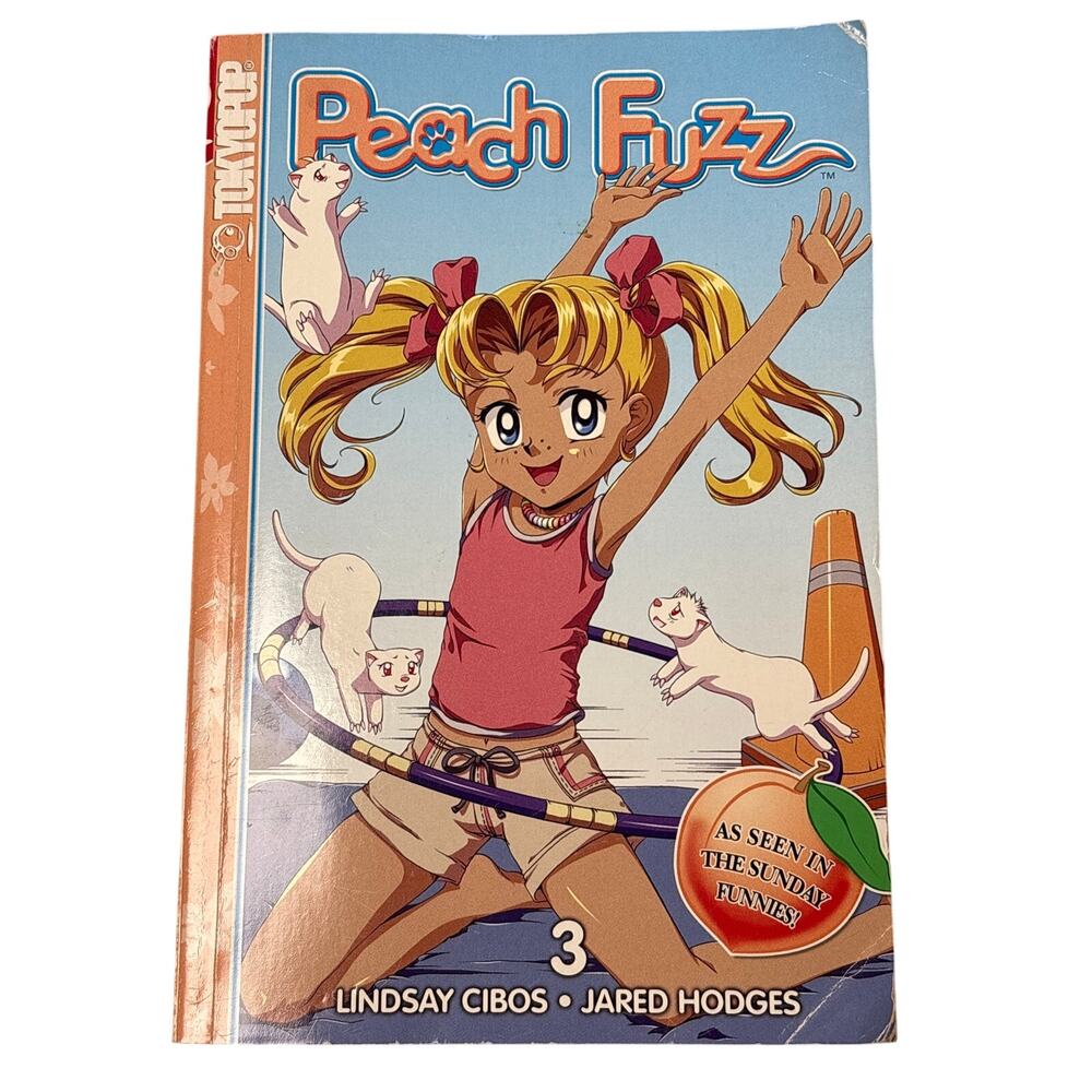 Peach Fuzz 3 Graphic Novels paperback Lindsay Cibos Jared Hodges Tokyopop book